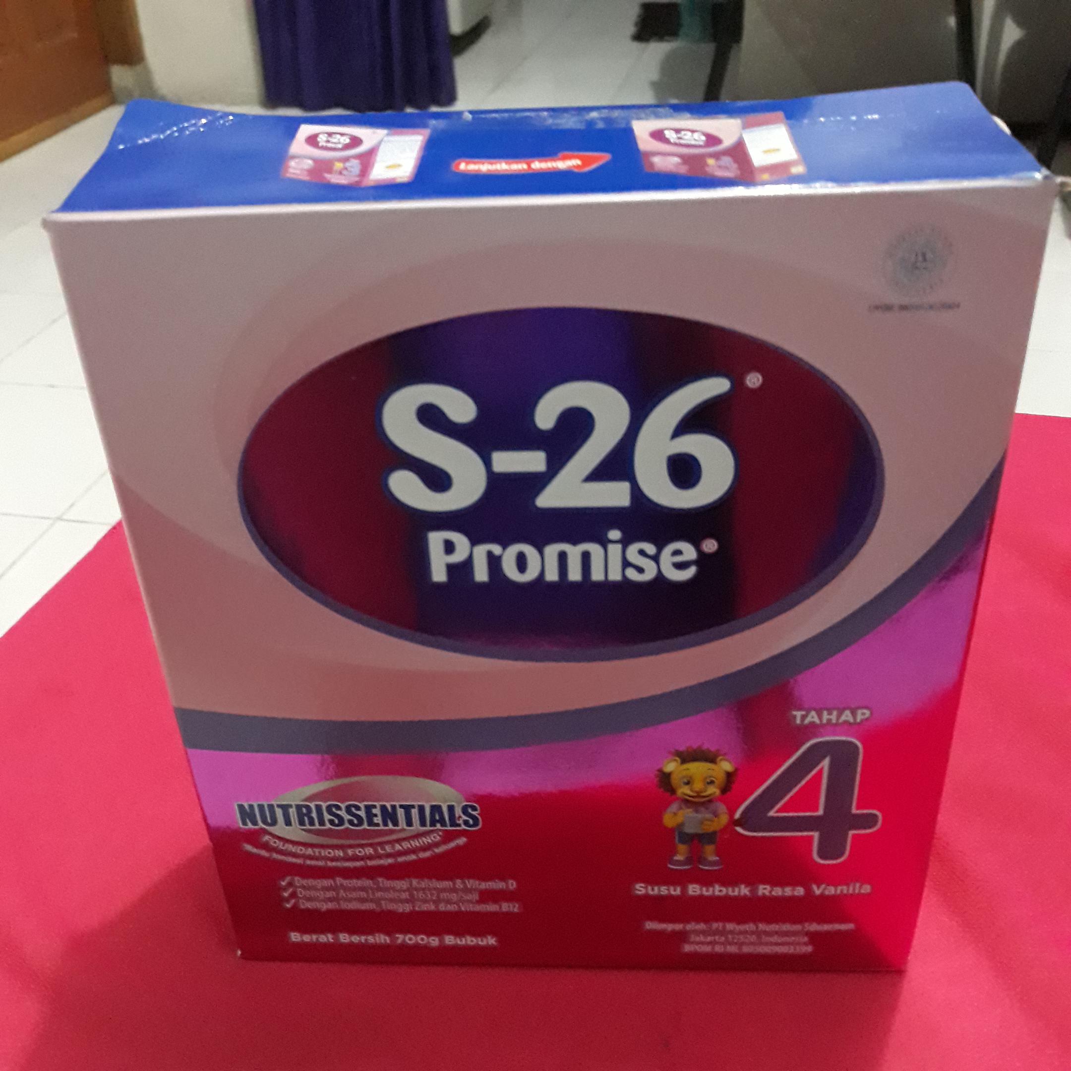 S26 Promise Reguler Tahap 4 Vanila Box Susu Formula [400g/ BOX ...