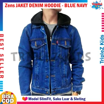 jaket jeans hoodie