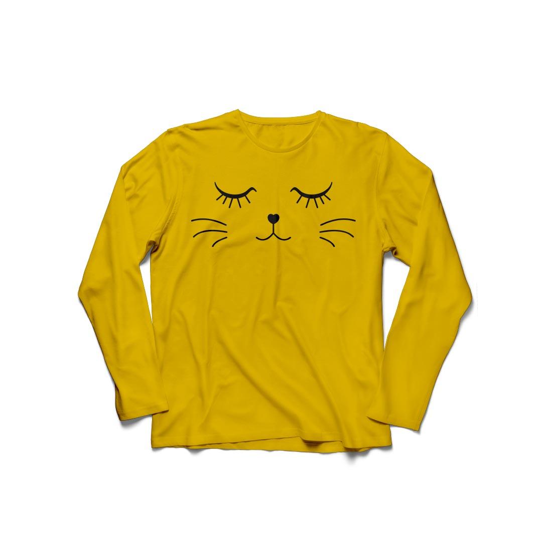 YGTSHIRT - Baju Kaos T-shirt CAT Lengan Panjang Longsleeve Cewek Soft Spandek/ Kaos Wanita / Tshirt Kaos Cewek