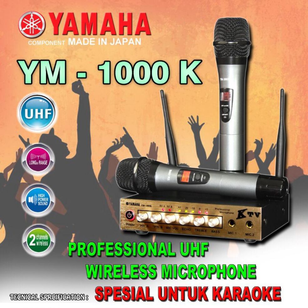 Mic Wireless Handle YAMAHA YM 1000K microphone Wireless Yamaha digital