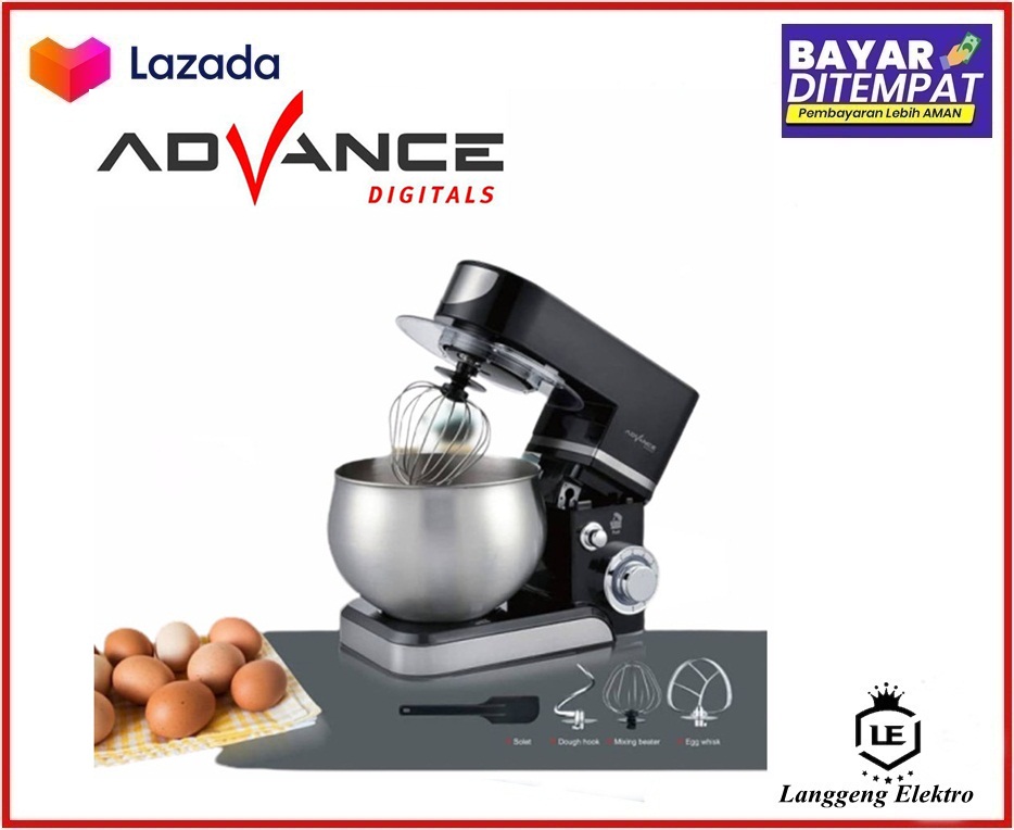 ADVANCE Stand Mixer SMX50 Stainless Berkapasitas Besar 5 Liter Bergaransi Lazada Indonesia