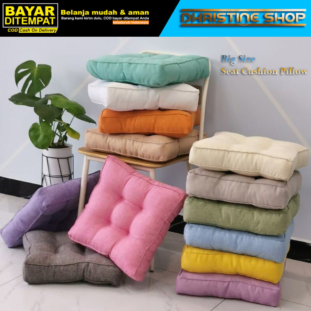 Bantal Cafe Lesehan Besar Tebal Empuk Ukuran 50x50CM Bantalan