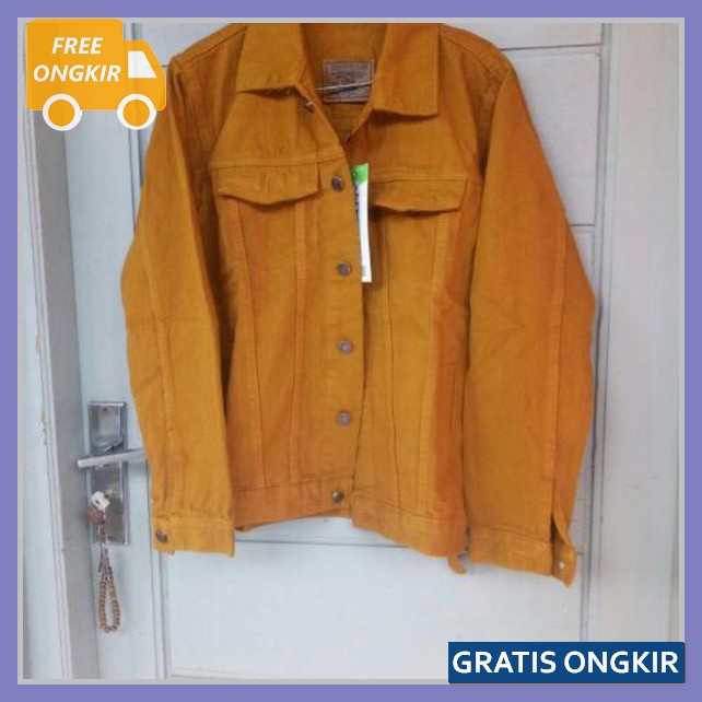jaket levis mustard