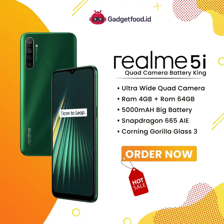 Hp Realme 5i Ram 4 64gb Original Garansi Resmi Promo Terbaru Lazada Indonesia