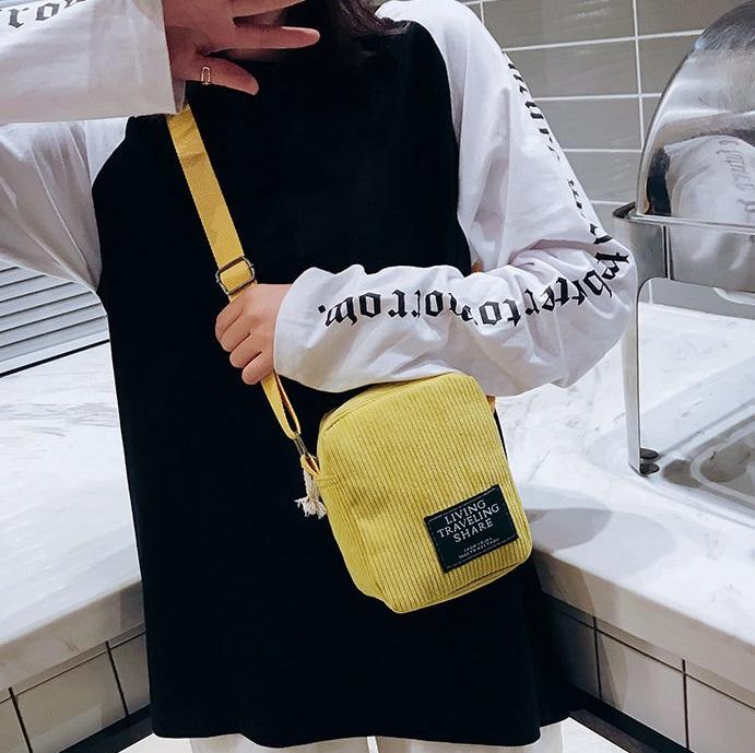 BAG ENTAR TS65 Korea LTS Mini Corduray Sling bag / Tas Selempang Wanita / Tas Selempang / Cross Body Sling Bags / tas wanita / tas wanita terbaru / tas wanita fashion terbaru/ tas slempang wanita