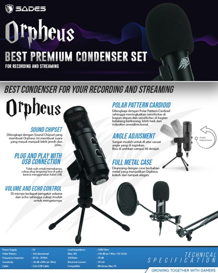 Gratis Ongkir Sades Orpheus - Premium 