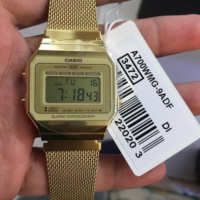 BEST SELLER] Casio Vintage / A-700WG-9ADF / A-700WMG-9ADF / A-700WM-7ADF /  A-700W-1ADF / Jam Tangan Unisex / Strap Stainless Steel | Lazada Indonesia