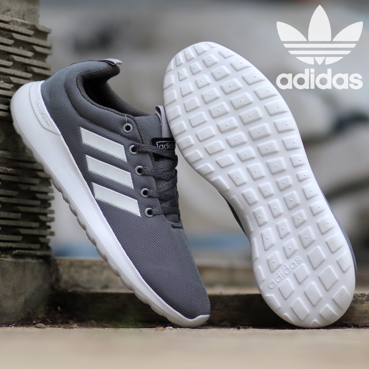 adidas neo cloudfoam on feet