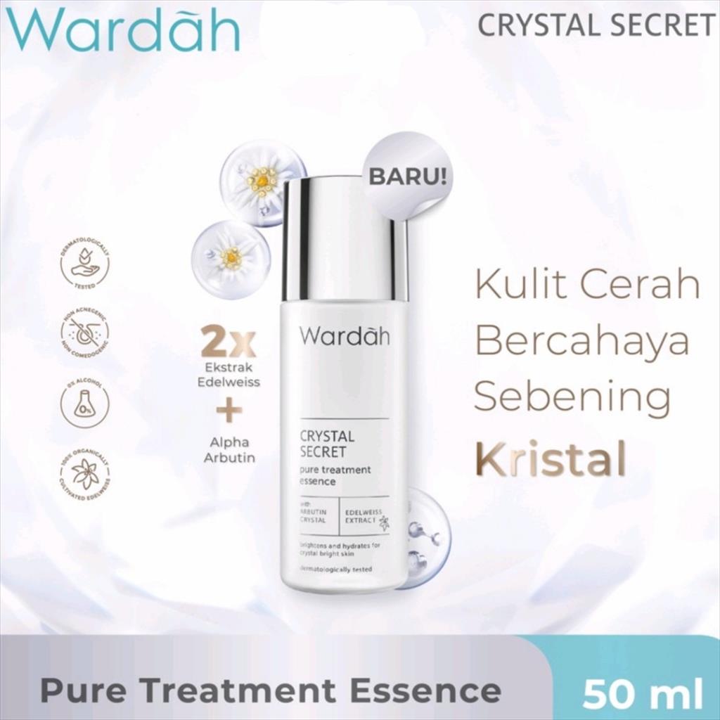 NEXT ⏩ WARDAH CRYSTAL SECRET | FACIAL WASH | BRIGHTENING SERUM | PELEMBAB |  EXFOLIATING OR ✔️BPOM | Lazada Indonesia