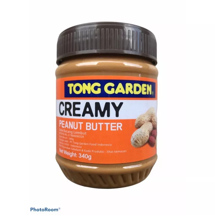 Tong Garden Peanut Butter Varian 340gr Creamy Crunchy Unsweetened Selai