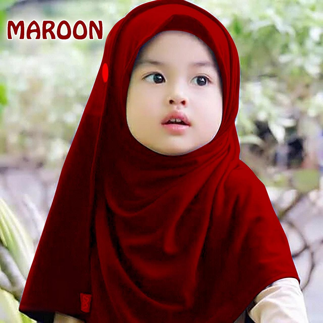 Bisa Bayar Di Tempat Jilbab Anak Sekolah Perempuan Instan Instant Untuk Anak Sd Tk BIRU