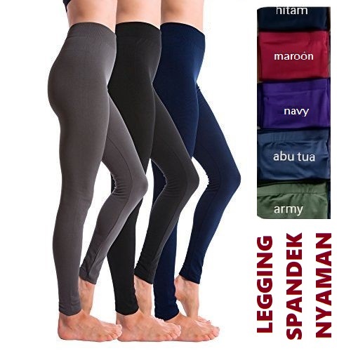 Legging Panjang Bahan Kaos Ukuran Standar S M 35 45kg Lazada Indonesia