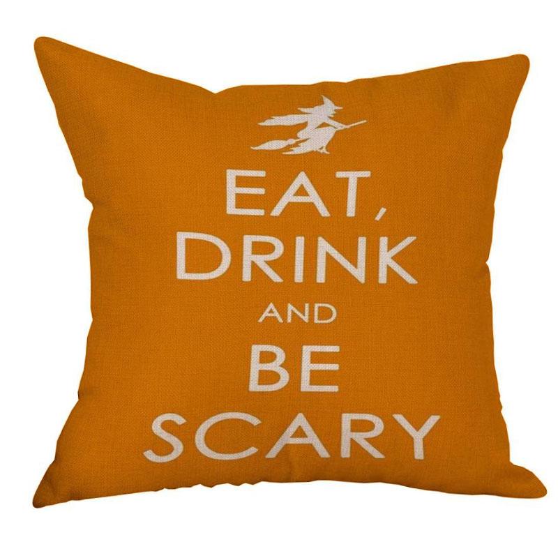 Pillow Shape Canape Home Bed Decoration Case Cover Cushion (Witch)