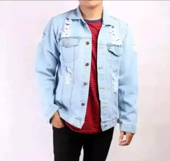 jaket jeans ripped