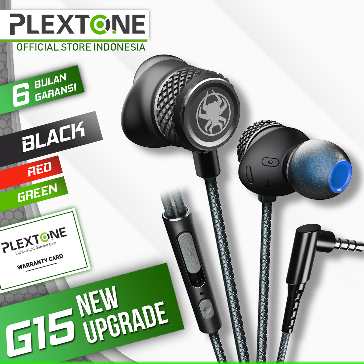 Plextone G15 Headphones Plextone G15 Stereo Earphone Headset
