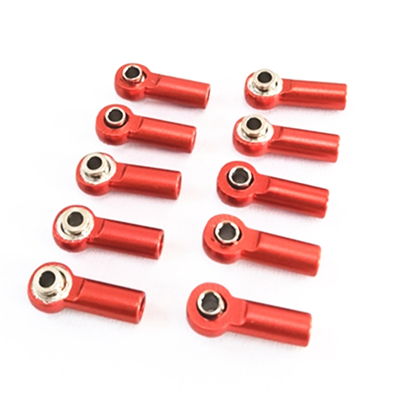 10pcs metal m2.5 link tie rod end ball joint for wltoys a959 12428 144001 wpl c24 mn d90 mn99s rc car parts