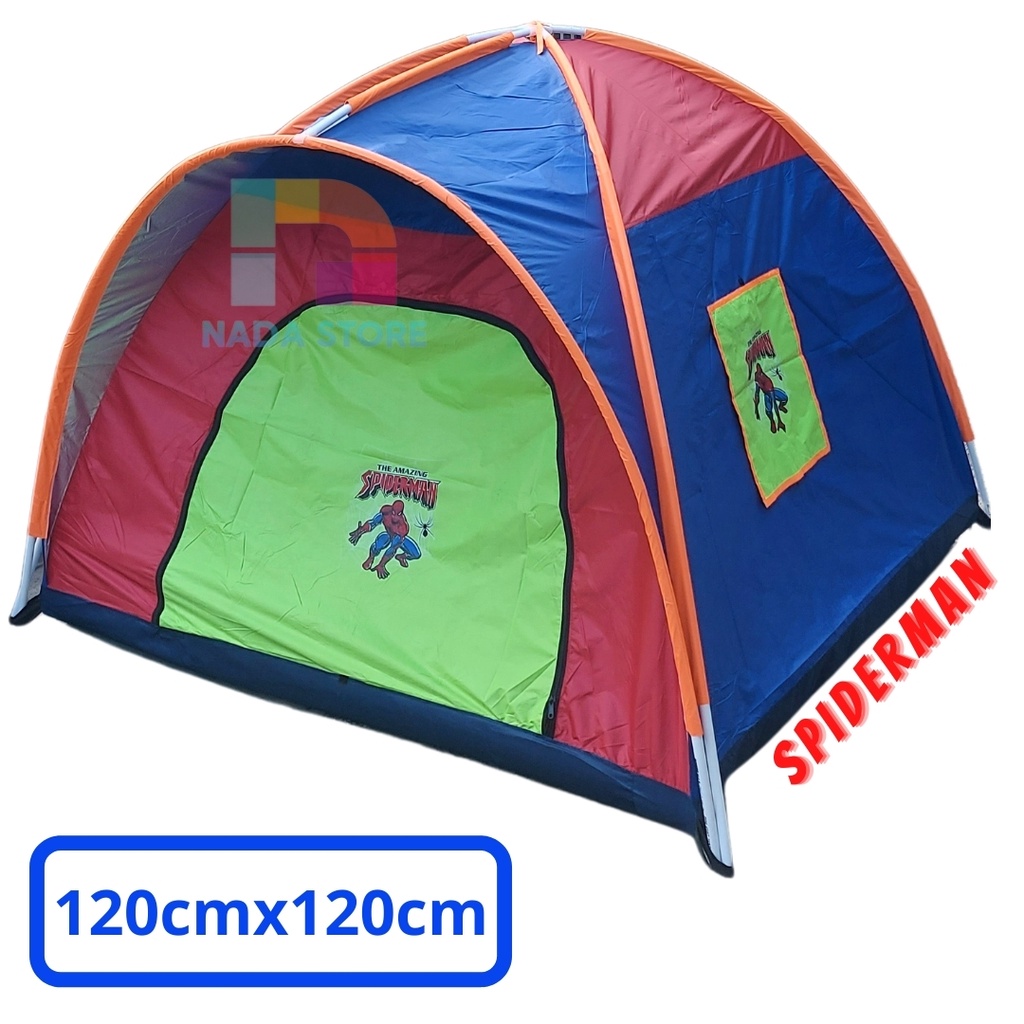 Promo MAINAN TENDA CAMP SPIDERMAN COWOK /MAINAN TENDA ANAK Diskon 28% di  Seller Yukbelanja Shop - Harapan Jaya, Kota Bekasi