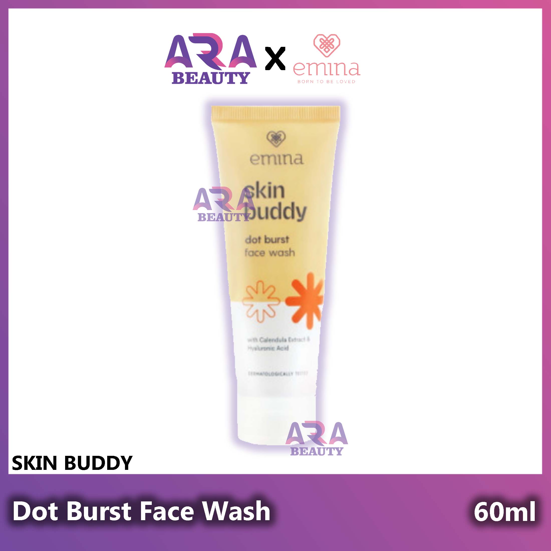 Emina Skin Buddy Dot Burst Face Wash - 60ml by ARRA | Lazada Indonesia
