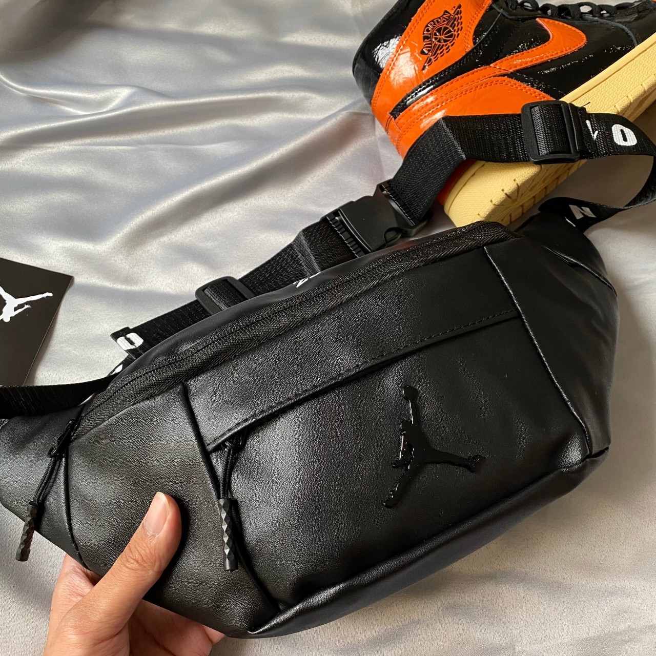 ciri waist bag air jordan 23 original