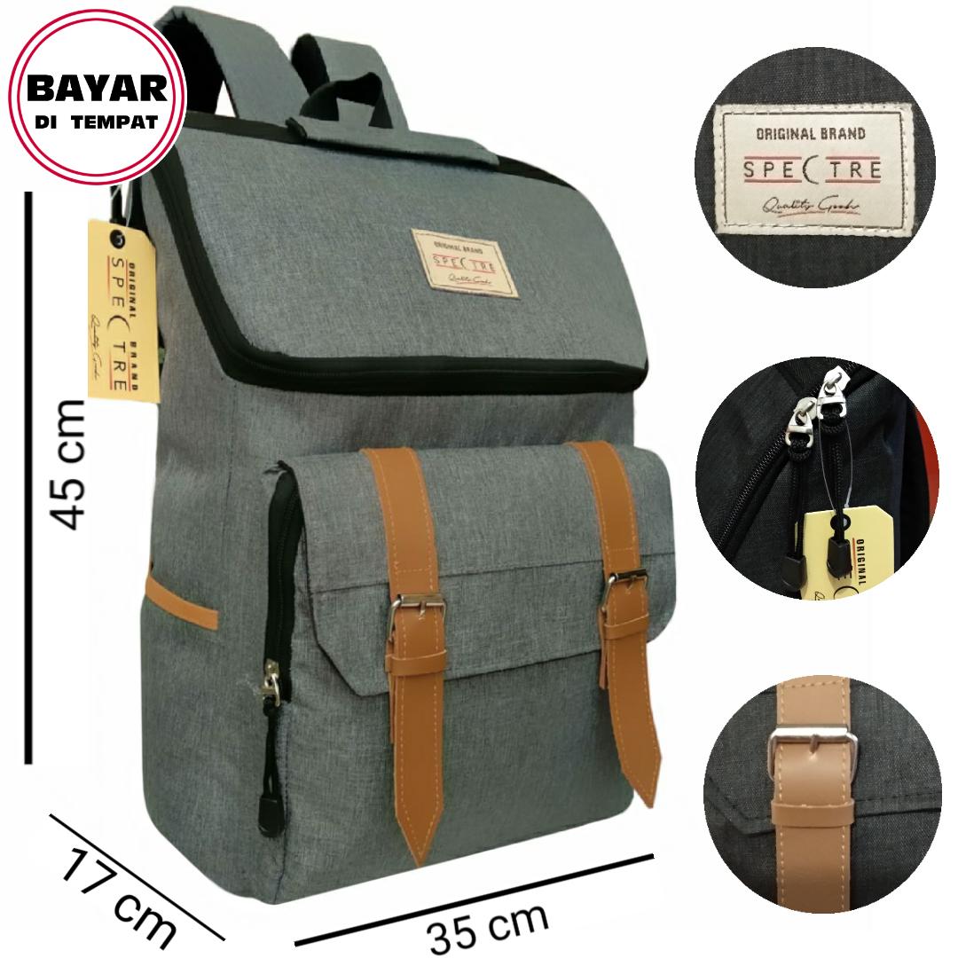 Batavia Tas Pria Tas Wanita Tas Ransel Pria Tas Ransel Wanita Tas Sekolah Tas Kerja Tas Punggung Tas Laptop Tas Pria Laptop Tas Notebook Tas Korea Tas Ransel Korea Tas Ransel Wanita Korea Tas Fahion Wanita Tas Ransel Spectre Gray