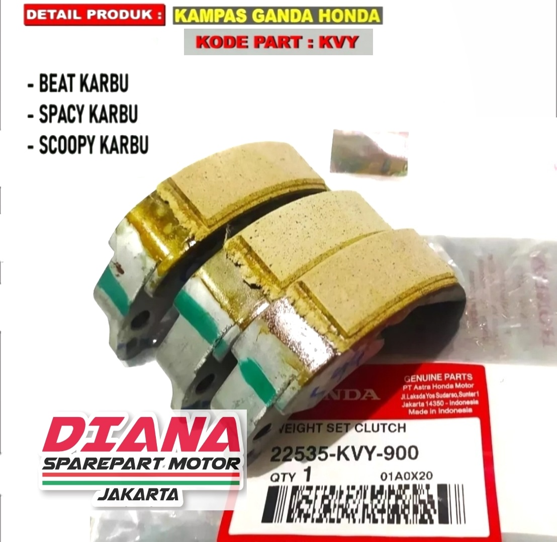 Kampas Ganda Beat Karbu ,Beat Lama,Scoopy Karbu,Spacy Karbu KODE PART