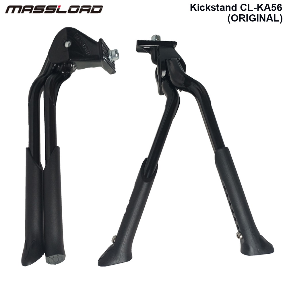 MASSLOAD Double Leg Kickstand Standar Tengah Sepeda Lipat Stand