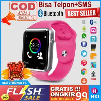 smart watch a1 pink