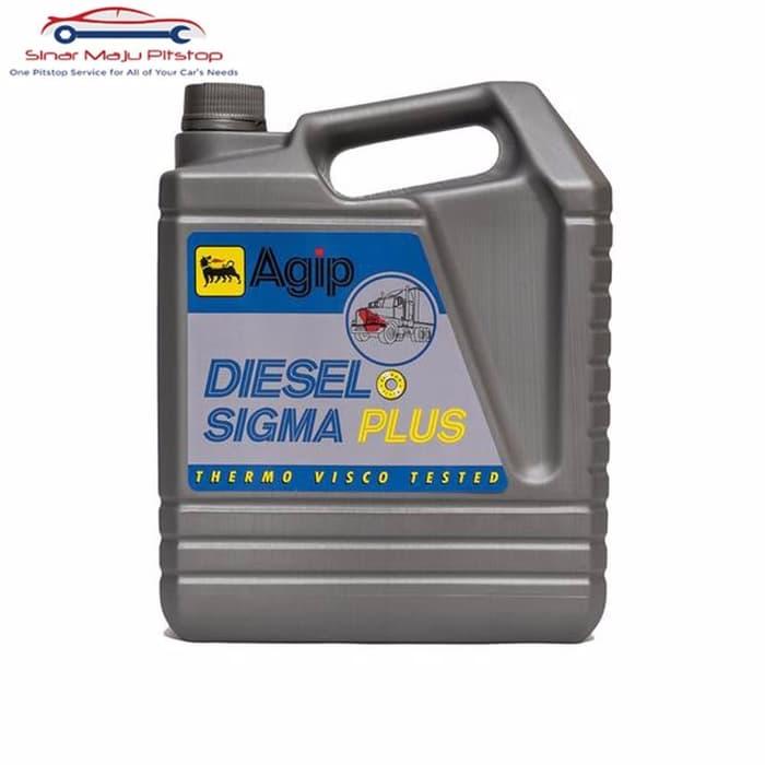 SPECIAL Agip Diesel Sigma Plus SAE 40 Oli Mobil Diesel 5 Liter Origin