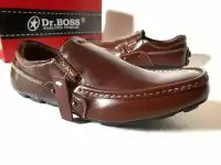 Dr Boss Sepatu Kulit Asli Tan Chocolate Black Size 39 40 41 42 43 Lazada Indonesia