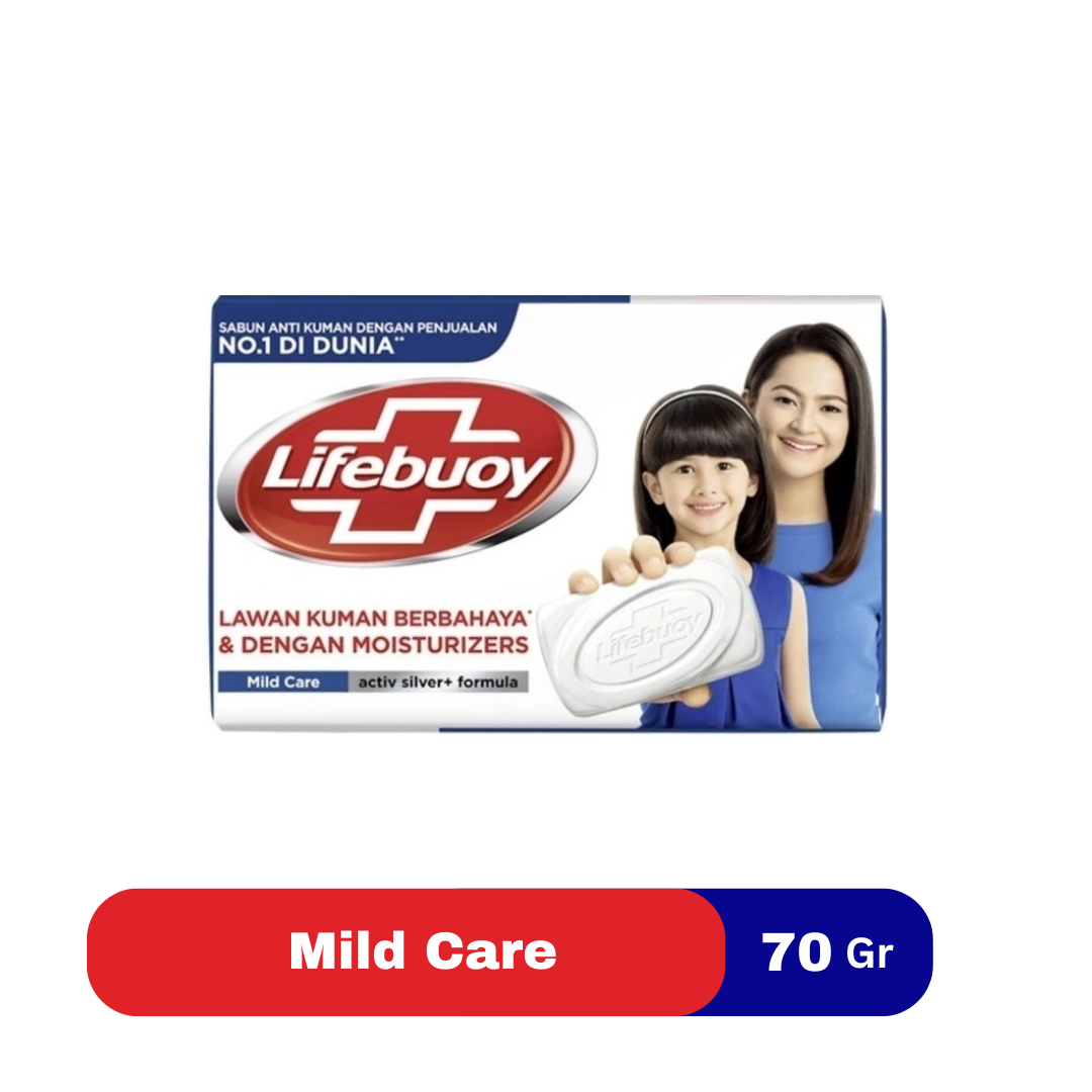 LIFEBUOY BAR SOAP MILDCARE 70 GR