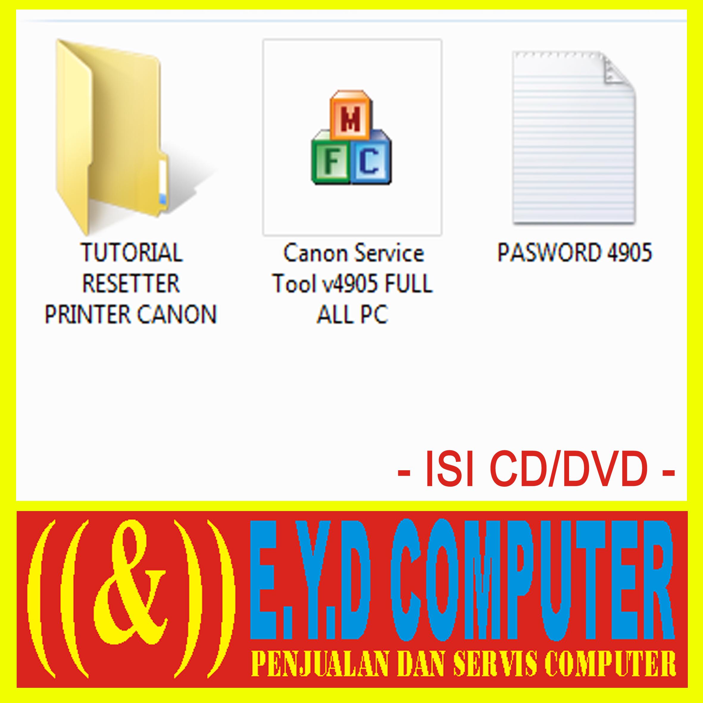 canon service tool v4905