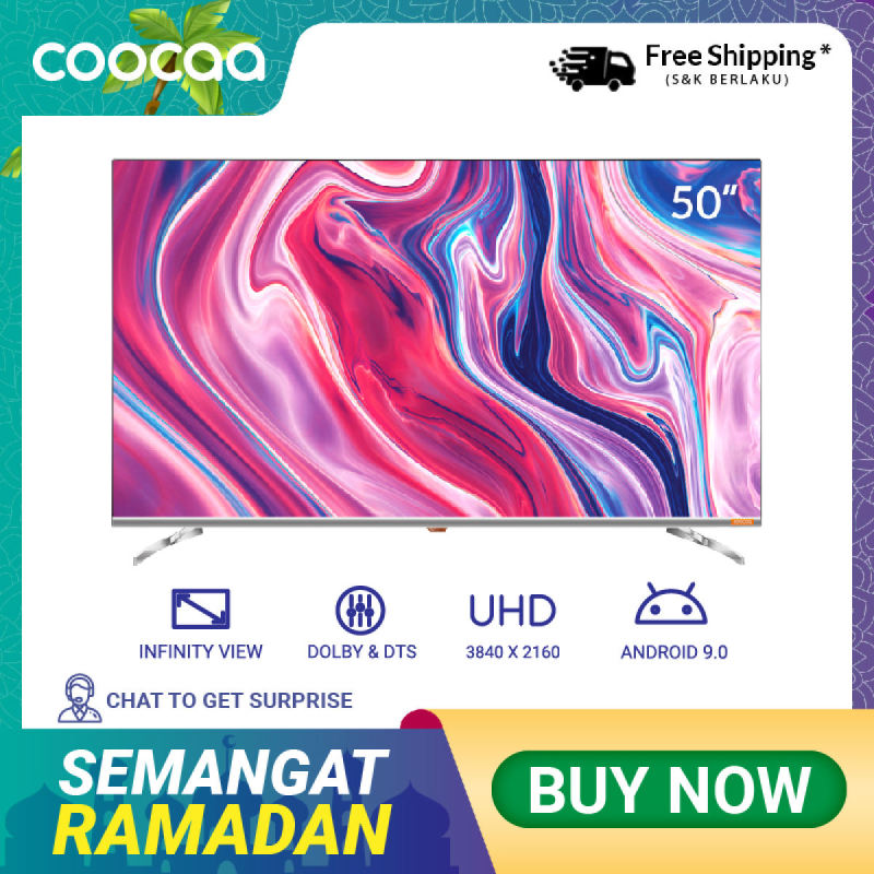 COOCAA 50 inch OS Coocaa Lite Smart LED TV - Andoid 9.1(Model 50S6G)