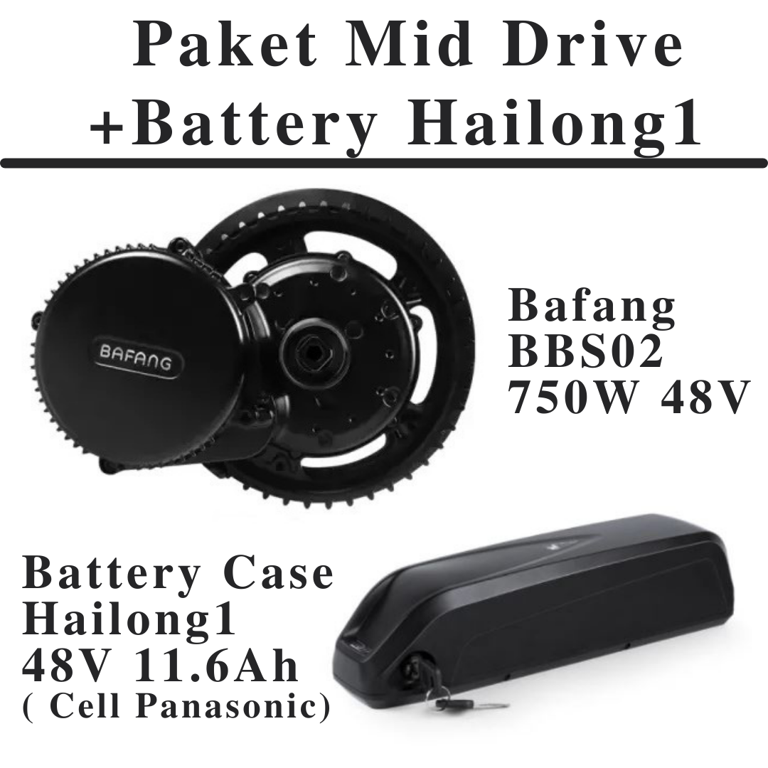 Bafang Mid Drive E-Bike KIT Motor BBS02 