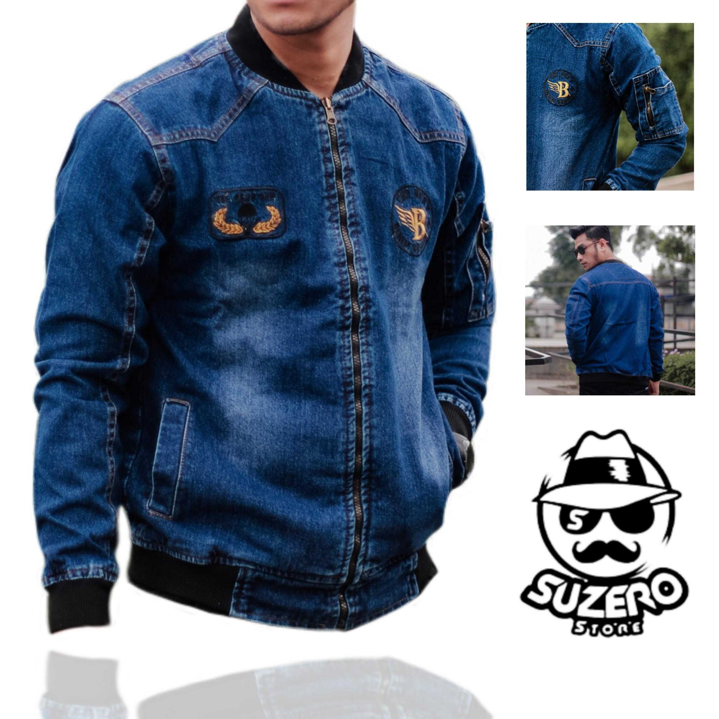 jaket bomber jeans