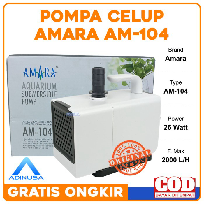 Pompa Celup Submersible Pump Amara Am Am Aquarium Kolam Lazada Indonesia