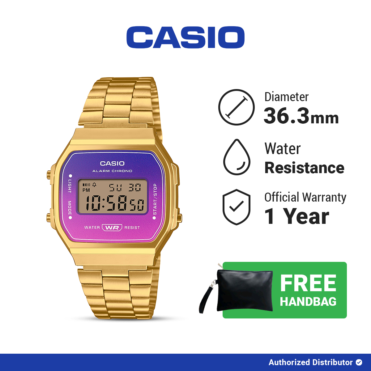 Casio Gold Casio Vintage Morado Watch Casio Compra Facil Casio Morado
