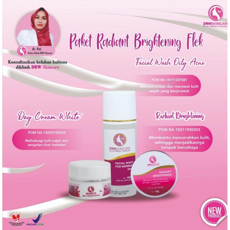 Drw Skincare Produk Original 100 Aman Bpom Paket Radiant Acne Radiant Brightening Acne Radiant Glowing Radiant Brighteing Flek Lazada Indonesia