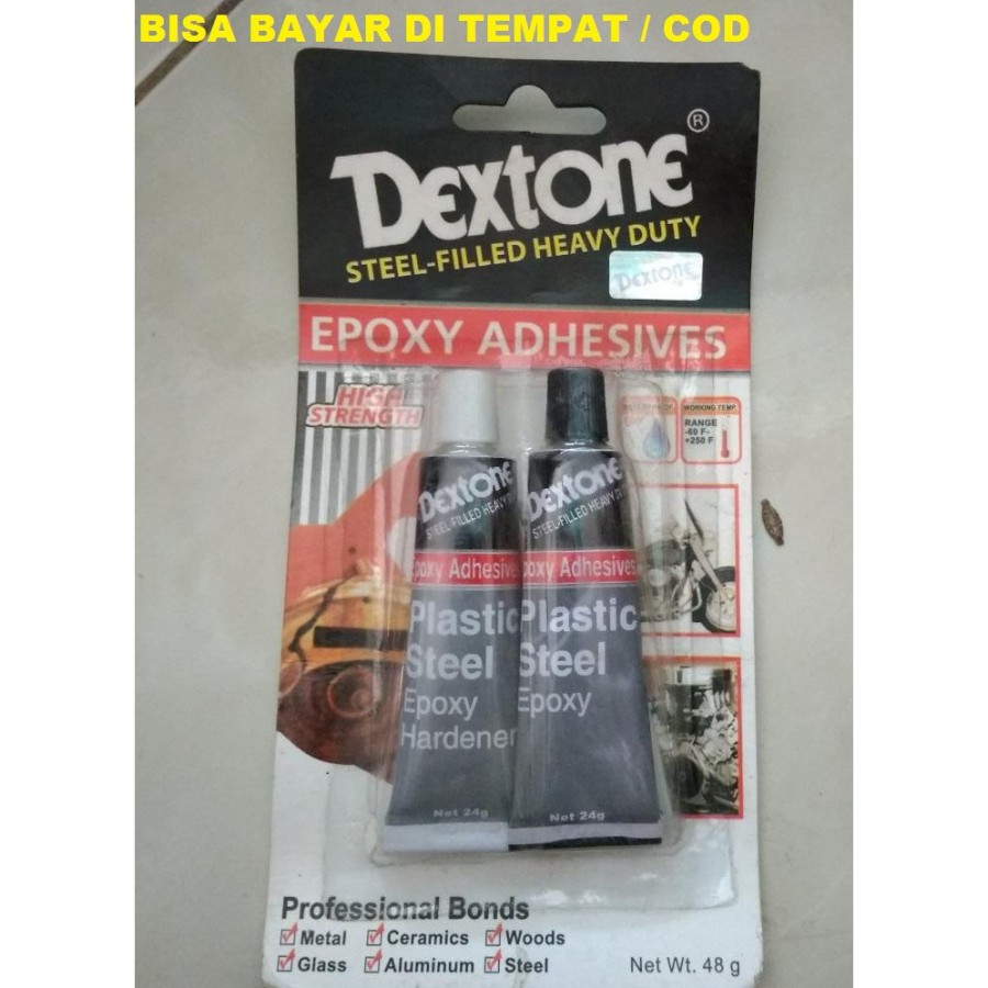 LEM DEXTONE CAMPUR BESI PLASTIK FIBER KERAMIK ORIGINAL ASLI - LIM / LEM ...