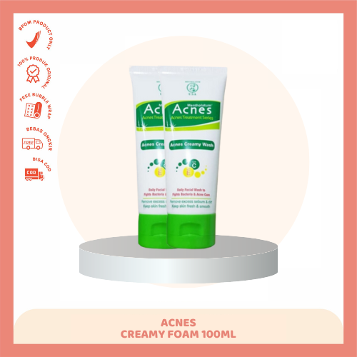 ACNES Creamy Wash 100gr Treatment Series / Sabun Pencuci Wajah Untuk ...