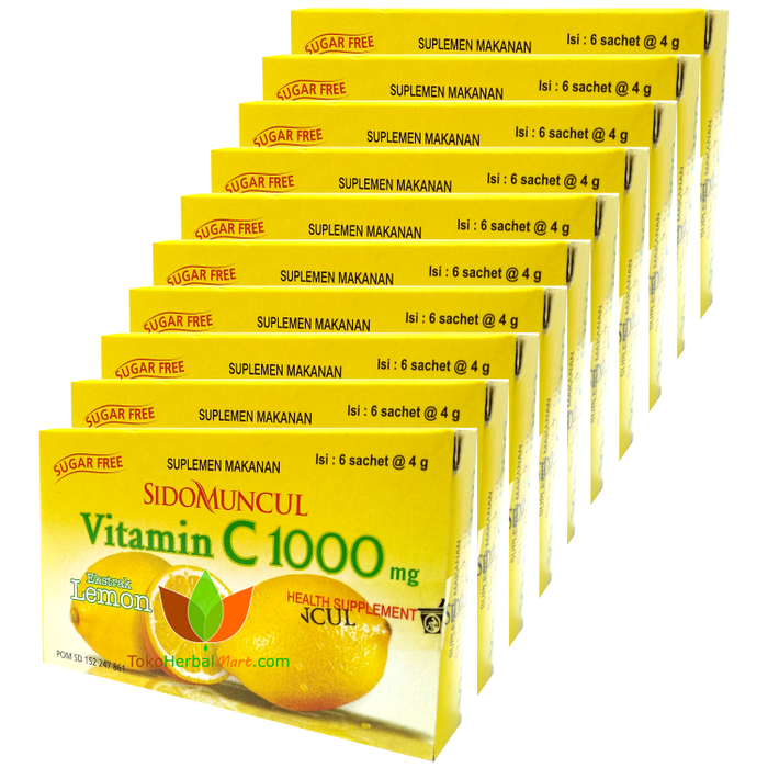 Sido Muncul Vitamin C 1000 Isi 60 Sachet Lazada Indonesia