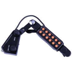 12 Hole Sound Pickup Microphone Wire Amplifier Speaker for Acoustic Guitar - intl