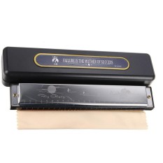 24 Lubang C Kunci Tremolo Harmonika Di Kotak 20x5 Cm Agate Instruments Alat Musik Latihan Siswa Tremolo Harp -Intl