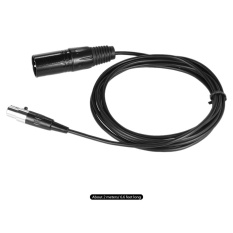 2m/ 6.6ft Male to Mini Female XLR Cable for Microphone Mixer Mixing Console Loudspeaker