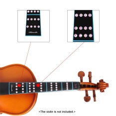 3/4 Biola Biola Finger Guide Fingerboard Sticker Label Intonasi Grafik Fretboard Marker untuk Latihan Pemula-Internasional