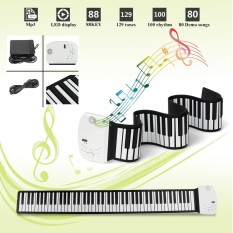 88 Tombol Gulung Electric Piano Keyboard USB MIDI Kids Gift Portable Lipat-Intl