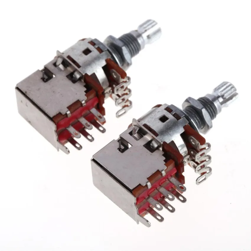 Harga a250k b250k push pull control pot potensiometer untuk gitar listrik bass | WIKIPRICE INDONESIA