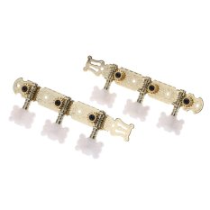 Alice AFD-019CP 1 Pair Liontin Rantai Tali 3 + 3 Pijakan Stem Mesin Tuner Kepala Outdoorfree-Intl