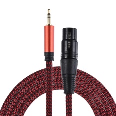 ammoon 2m/ 6.6ft XLR Female to 3.5mm TRS Male Plug Audio Cable Cord for Computer Mixer Mixing Console Recorder Speaker Microphone
