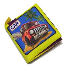 Buku Soft Cloth untuk Belajar Mobil dan Kendaraan Buku Balita Pendidikan Balita-Intl