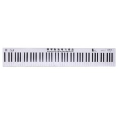BolehDeals 88 Kunci Piano Keyboard Latihan Fingering Versi untuk Pemula Piano Practice-Intl